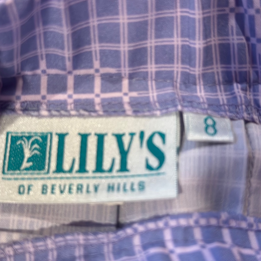 Vintage Lily's of Beverly Hills Pleated Tennis Skirt Size 8 - Picture 3 of 5